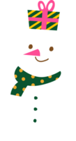 ein süß Schneemann png