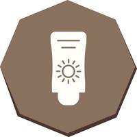 Sun Cream Vector Icon