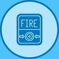 Fire Button Vector Icon