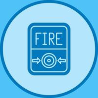 Fire Button Vector Icon