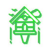 Birdhouse Vector Icon