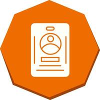 Office Card Vector Icon