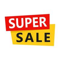 Super Sale, sale label vector