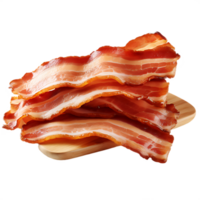 färsk bacon kött, ai generativ png