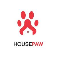 pet shop paw logo vector illustration design, pet house creative logo designpet shop paw logo vector illustration design, pet house creative logo design