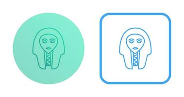Egyptian Face Vector Icon