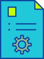 Unique Content Management Vector Icon