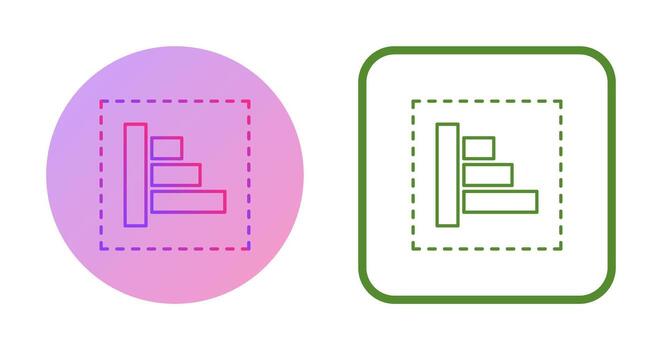 Object Alignment Vector Icon