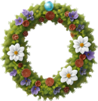 Wreath, holiday wreath, Christmas wreath, ai generative png