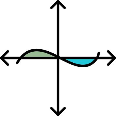 Unique Graph Vector Icon