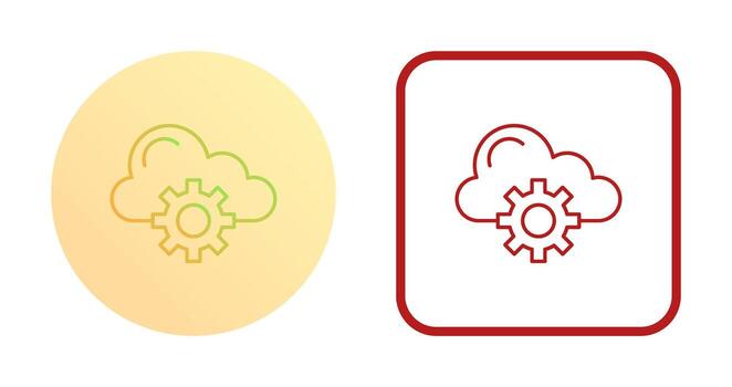 Cloud Computing Vector Icon