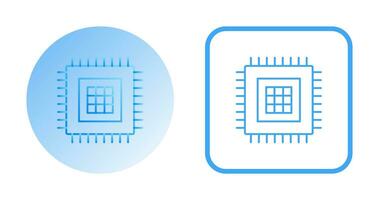 icono de vector de procesador