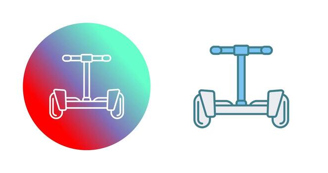 icono de vector de hoverboard