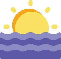 sunse flat icons design style vector