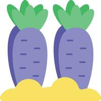 Growing Carrots flat icons design style vector