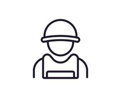 Army line icon on white background vector