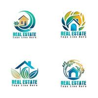 Real Estate icon, Builder, Construction, Architecture and Building Logos. Vector design template