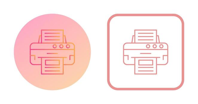 icono de vector de impresora