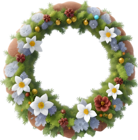 Wreath, holiday wreath, Christmas wreath, ai generative png