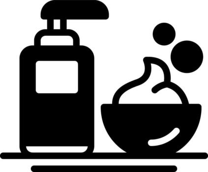 solid icon for foam vector