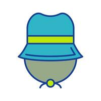 Camping Hat Vector Icon