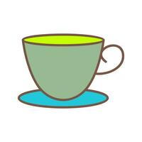 icono de vector de taza de té