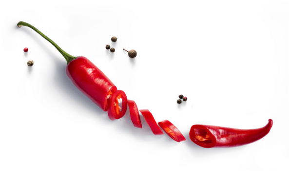 fresco rosso peperoncino Pepe e nero Pepe isolato su trasparente sfondo. trasparente sfondo e naturale trasparente ombra. ingrediente, Spezia per cucinando. collezione per design png