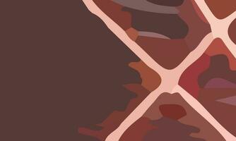 Aesthetic brown abstract background with copy space area. Suitable for poster and banner vector