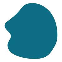 abstract blobs dark blue for background vector