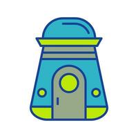 Space Capsule Vector Icon