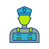 Police Man Vector Icon