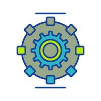 Automated Process Vector Icon