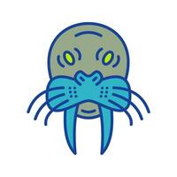 Walrus Vector Icon