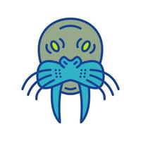 Walrus Vector Icon