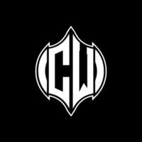 CW letter logo. CW creative monogram initials letter logo concept. CW Unique modern flat abstract vector letter logo design.