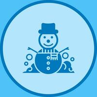 Snowman Vector Icon