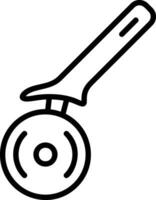 Pizza Cutter Vector Icon Design