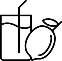 Lemon Juice Vector Icon Design