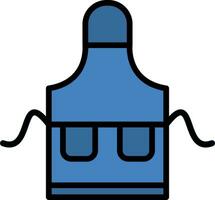 Apron Vector Icon Design