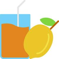 Lemon Juice Vector Icon Design