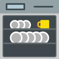 Dishwasher Vector Icon Design