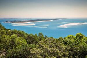 Beautiful landscape view of the National Park Arrabida in Setubal,Portugal. photo