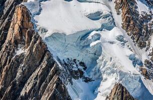 View on the Alps from the Aiguille du Midi , Chamonix. photo