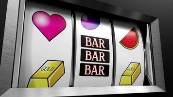 classique cagnotte fente machine dans casino avec gagnant symboles video