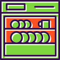 lavavajillas vector icono diseño
