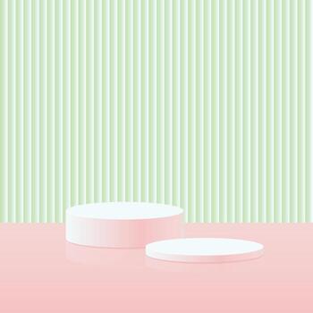 vector 3d antecedentes productos mínimo podio escena con geométrico plataforma