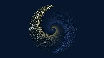 Abstract spiral vortex style minimalist background. vector