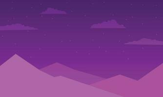Vector colorful mars background with flat design