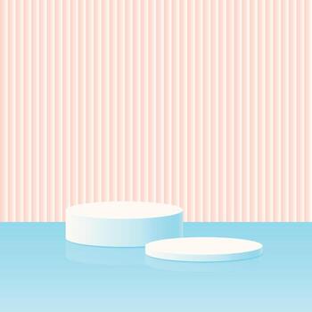 vector 3d antecedentes productos mínimo podio escena con geométrico plataforma