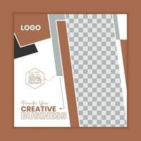 Corporate Social Media Post Design vector